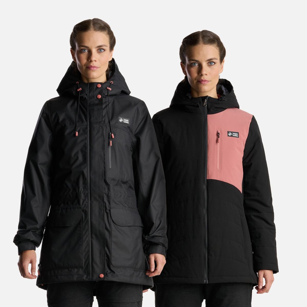 HAKA HONU - Chaqueta Mujer Perro Guapo Pro Negro Haka Honu