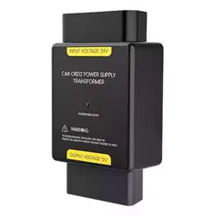 GENERICO - 24v A 12v Autool Obd2 Adaptador Fuente De Alimentación