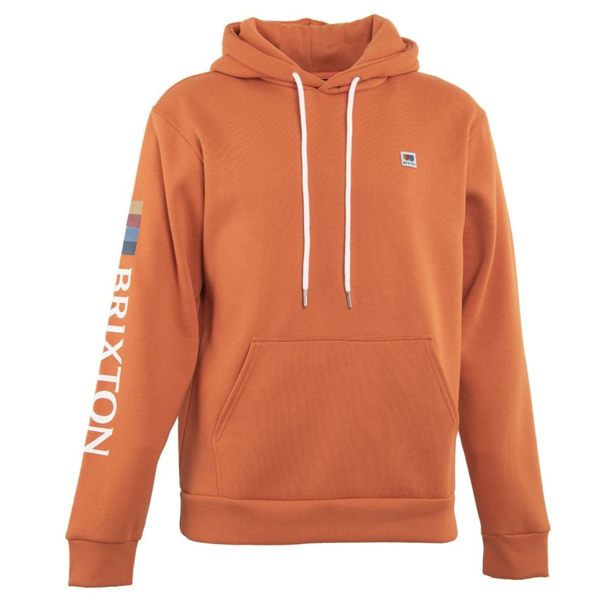 BRIXTON - Poleron Men Hoodie Basic Orange BRIXTON