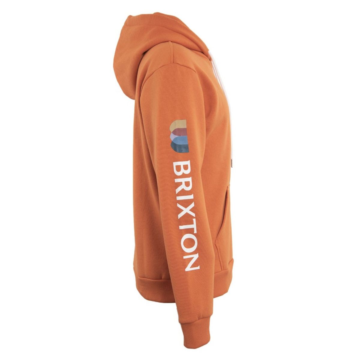 BRIXTON - Poleron Men Hoodie Basic Orange BRIXTON