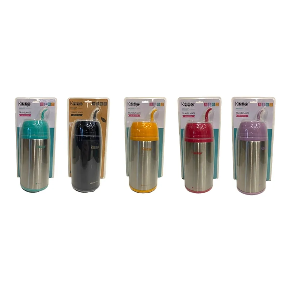 KEEP - Termo Matero Travel Mate Keep 400ml Autocebable Rosa