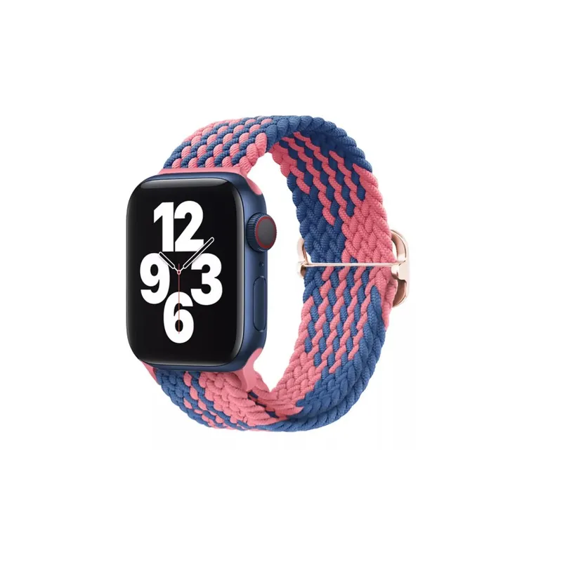 GENERICO - Correa Trenzada Compatible Iwatch Apple Watch 3841mm Azul