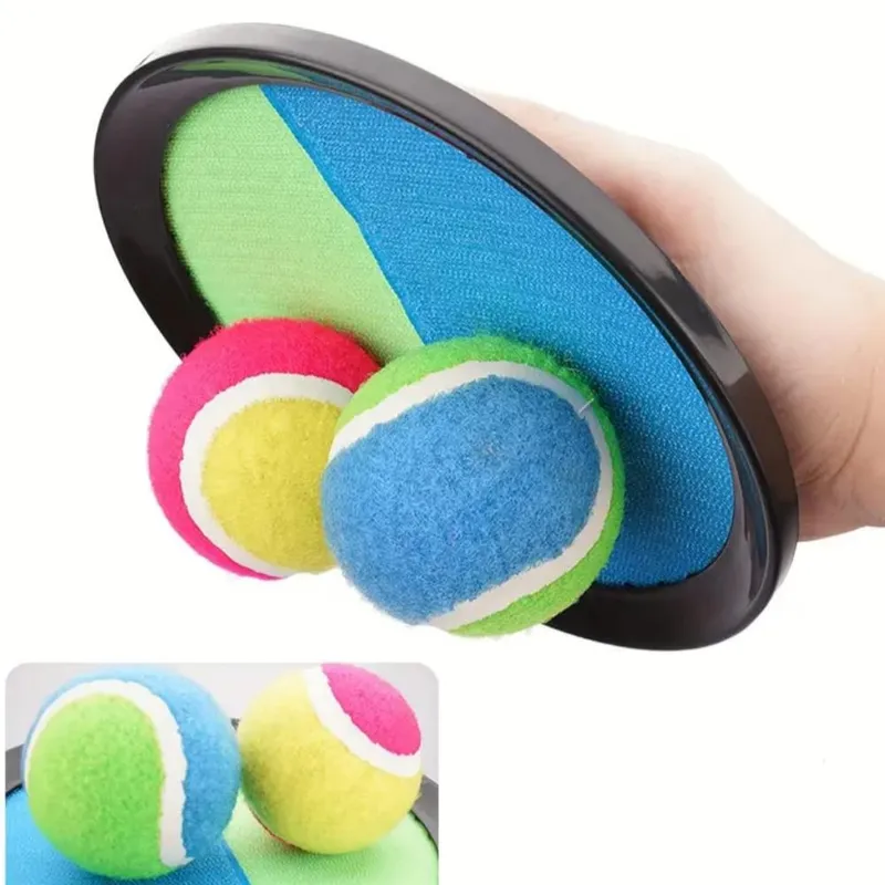 ARTIDIX - Juego de playa lanzar y atrapar disco con velcro