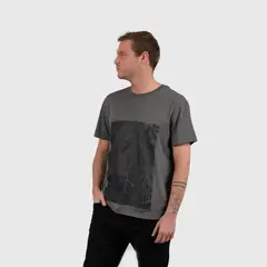 BUBBA - Rip Tee Collection Block Dark Grey Black