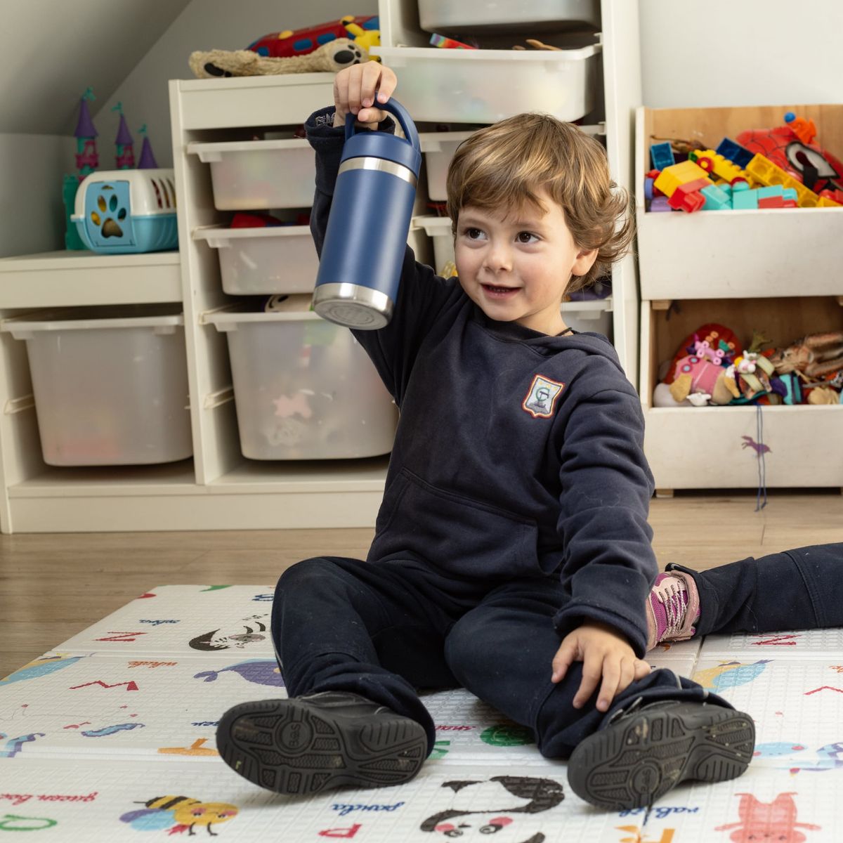 ZOLA OUTDOORS - Botella Termica Zola Kids 350ml  Azul