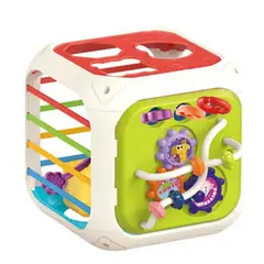 SPACEZAT - Cubo de Actividades Para Bebés Juguete de Enseñanza 7 en 1
