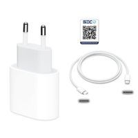 Cargador 20W Original + Cable C - C 1mt iPhone 15 pro pro max