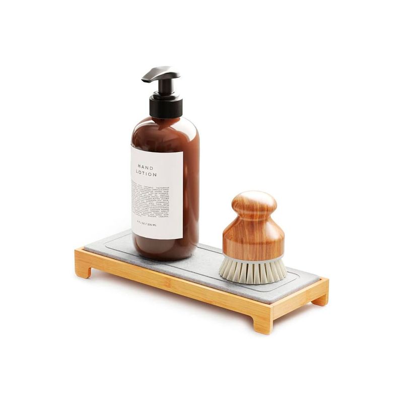 GENERICO - Organizador De Baño Con Secado Rápido Para Jabón Y Esponjas