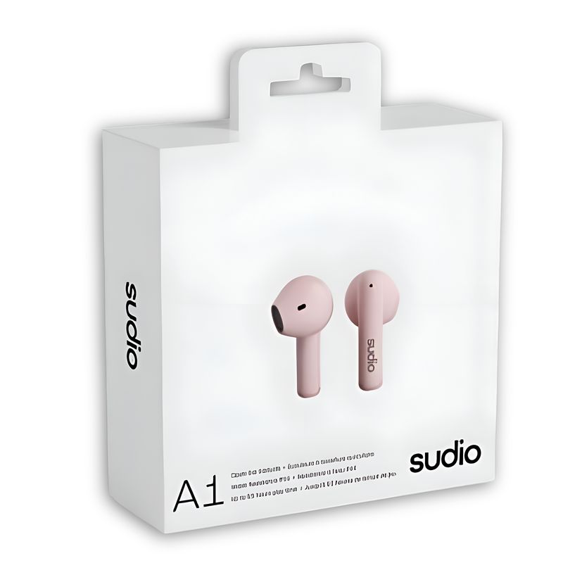 SUDIO - Audífonos Sudio Premium Line Earphones A1 TWS MIDNIGHT PINK