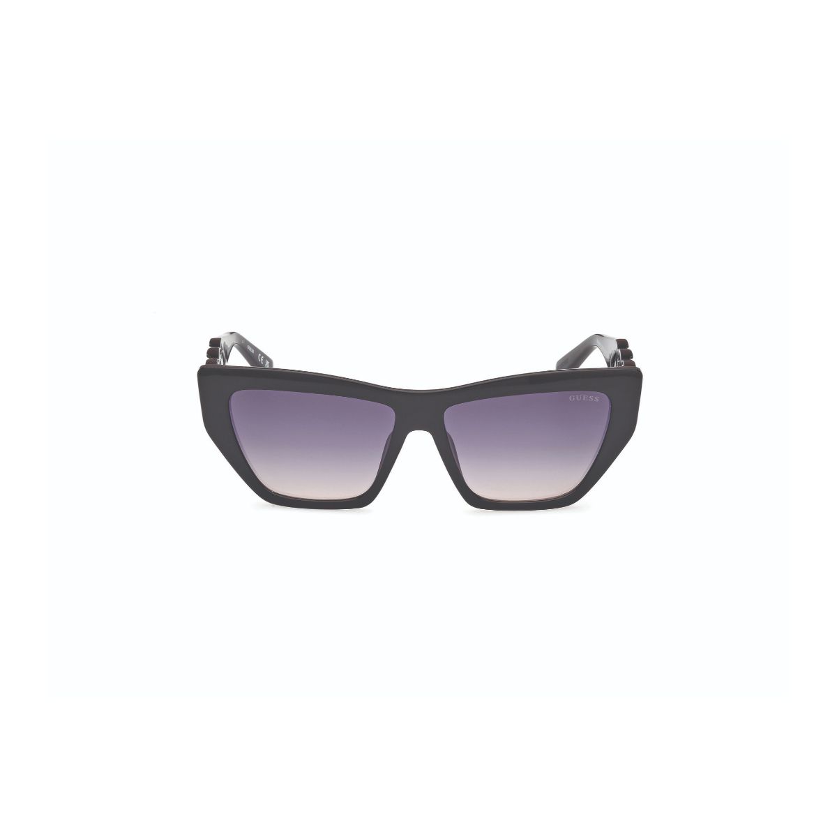 GUESS - Lentes de Sol Negro Brillante Degradé Guess