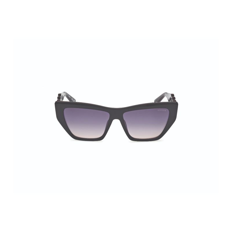 GUESS - Lentes de Sol Negro Brillante Degradé Guess