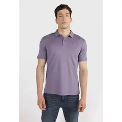 CALVIN KLEIN - Polera Smooth Slim Morado