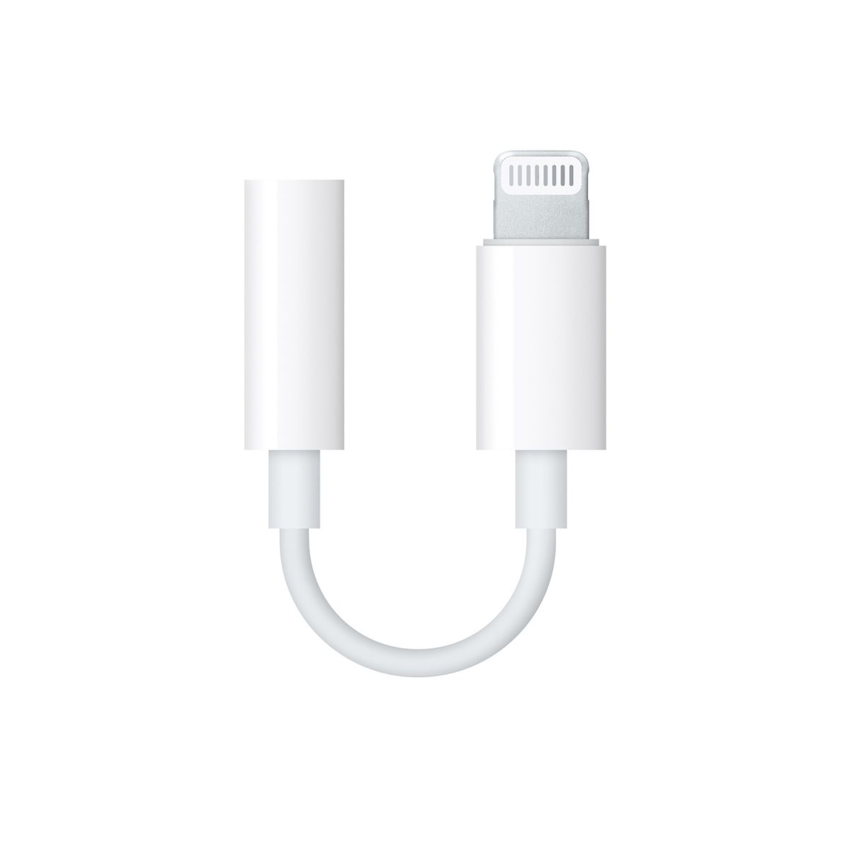 APPLE - Adaptador Apple MMX62AMA Lightning a Jack 35 mm APPLE