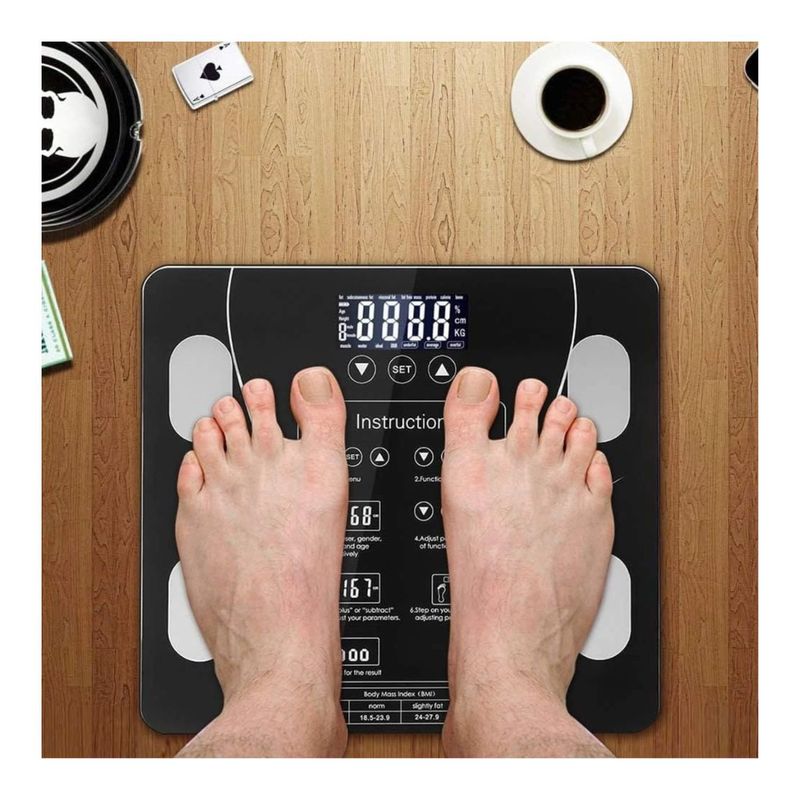 GENERICO - Balanza Smartfit Pro Cuadrada Inteligente para Hogar
