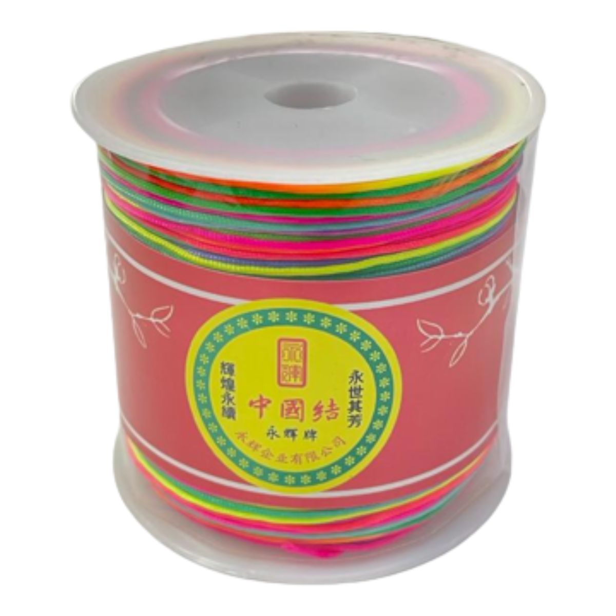 GENERICO - Rollo De Hilo Chino De 0.8mm 100 Metros Multicolor