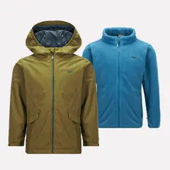 LIPPI - Chaqueta Niño Snowball Fusion-3 Hoody Jacket Café Pardo