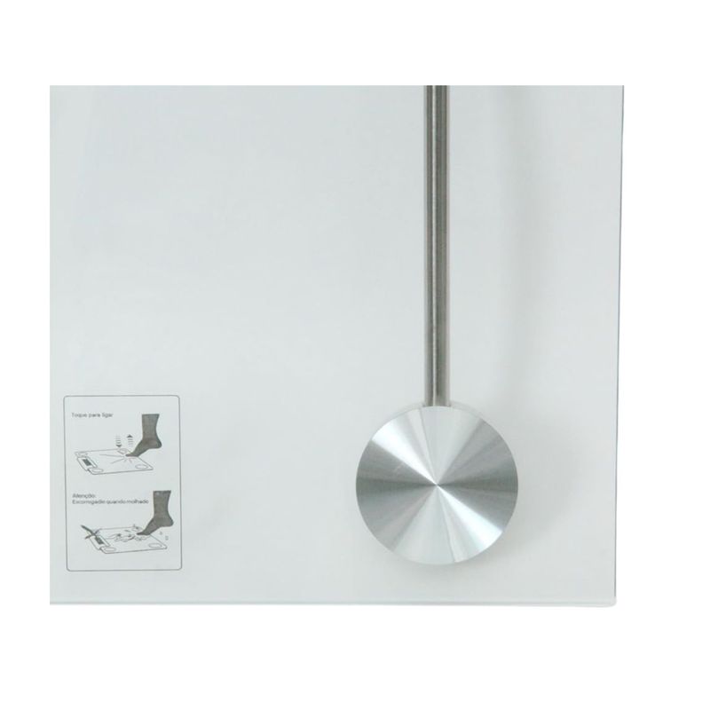 GENERICO - Balanza Pesa Digital Baño Hasta 180 kg Cuadrada Pantalla LCD