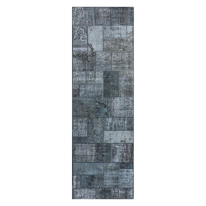 CONSORCIO PERSA - Alfombra Persa de Lana, Patchwork Estambul 3.00 x 0.80 mts.