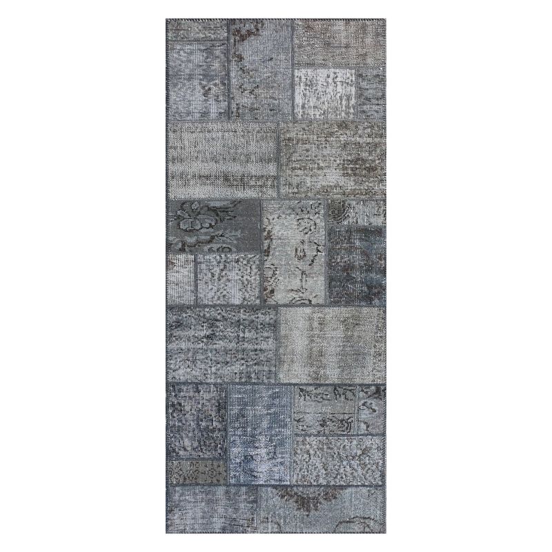CONSORCIO PERSA - Alfombra Persa de Lana, Patchwork Estambul 2.00 x 0.70 mts.