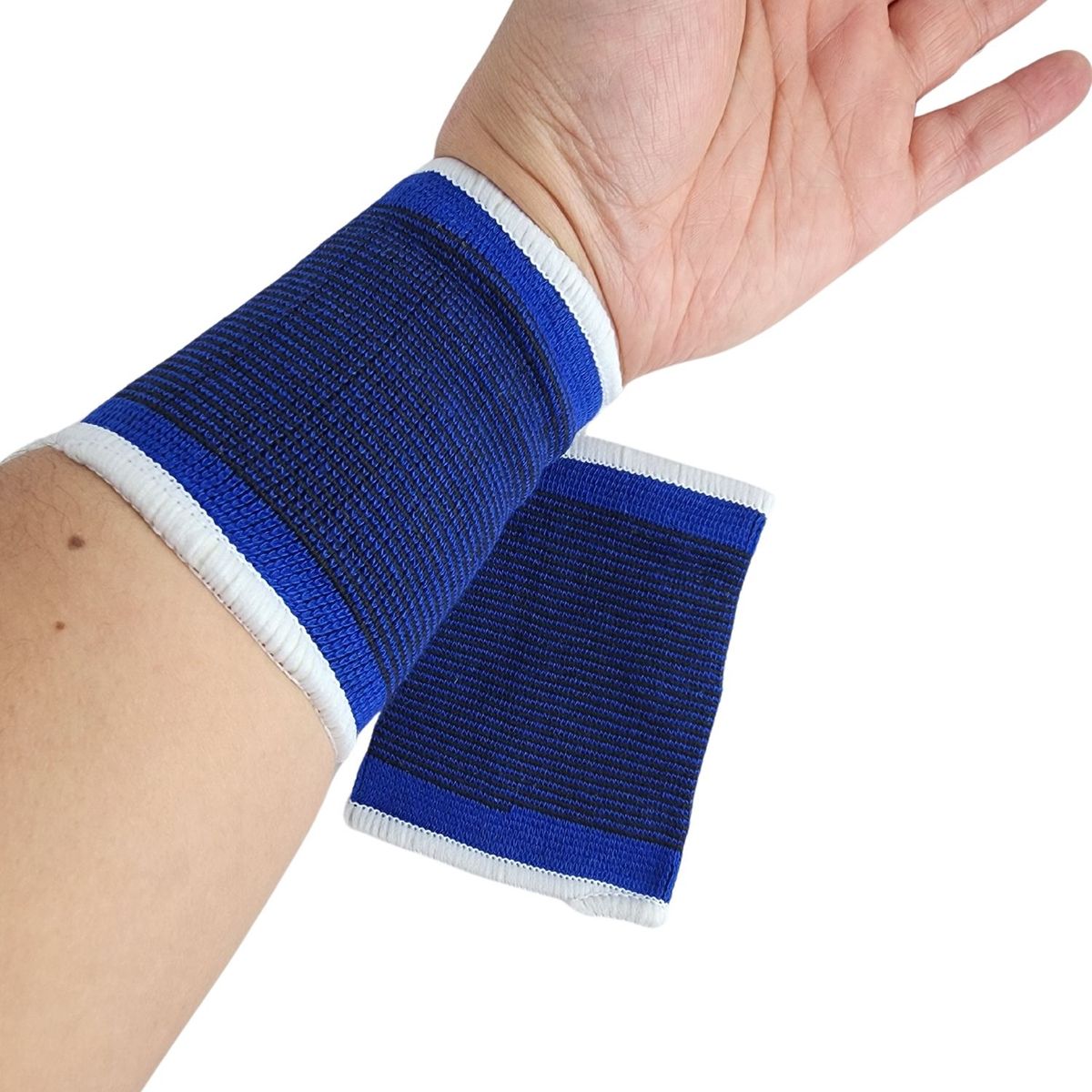GENERICO - Par Protectores Muñequeras Cortas Tendinitis