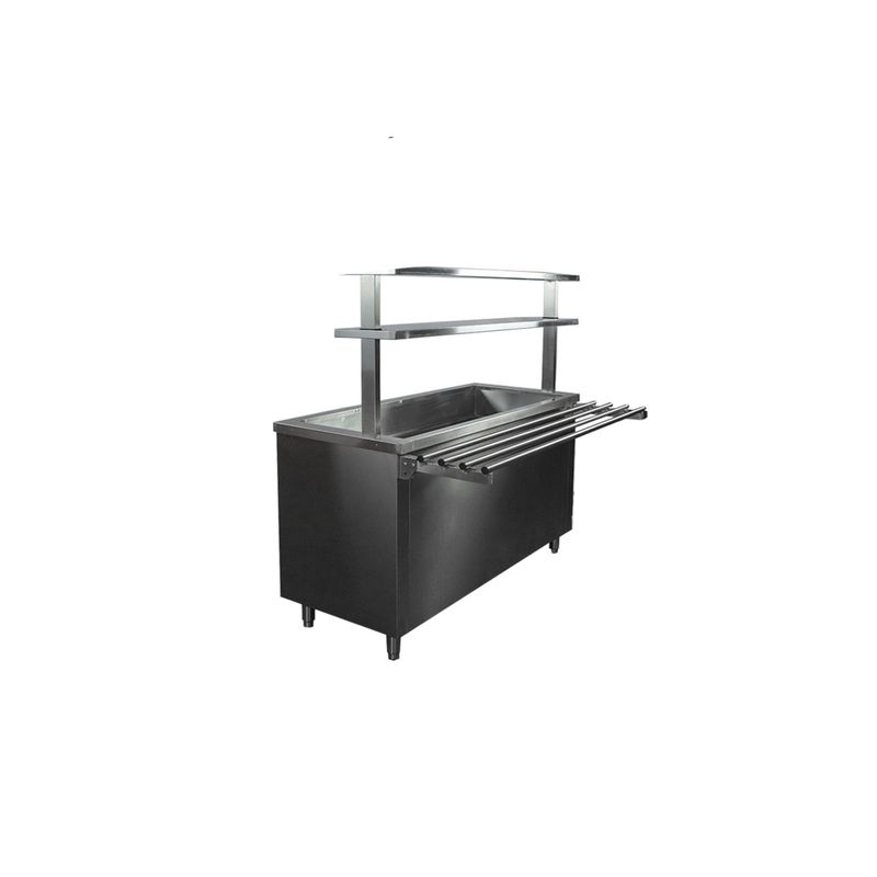 IMAHE - BAÑO MARIA ELECTRICO IMAS 4CONTENEDORES GN 143*60*145 CM. IMAHE