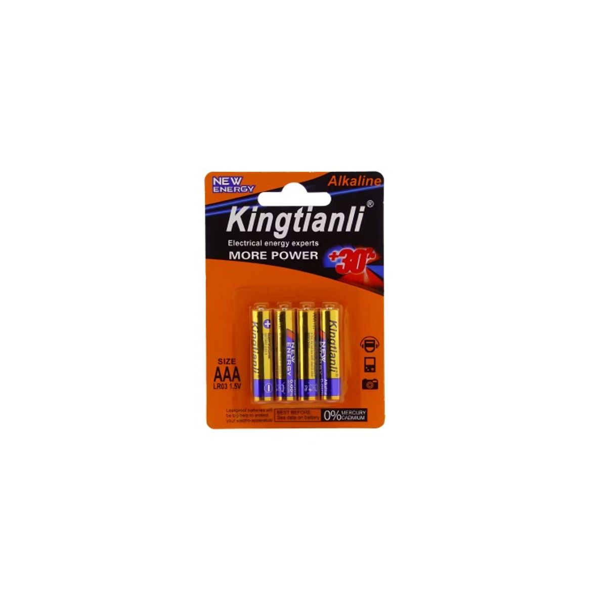 OEM - PILA KINGTIANLI AAA SET X 4 PCS ALKALINE EN BLISTER