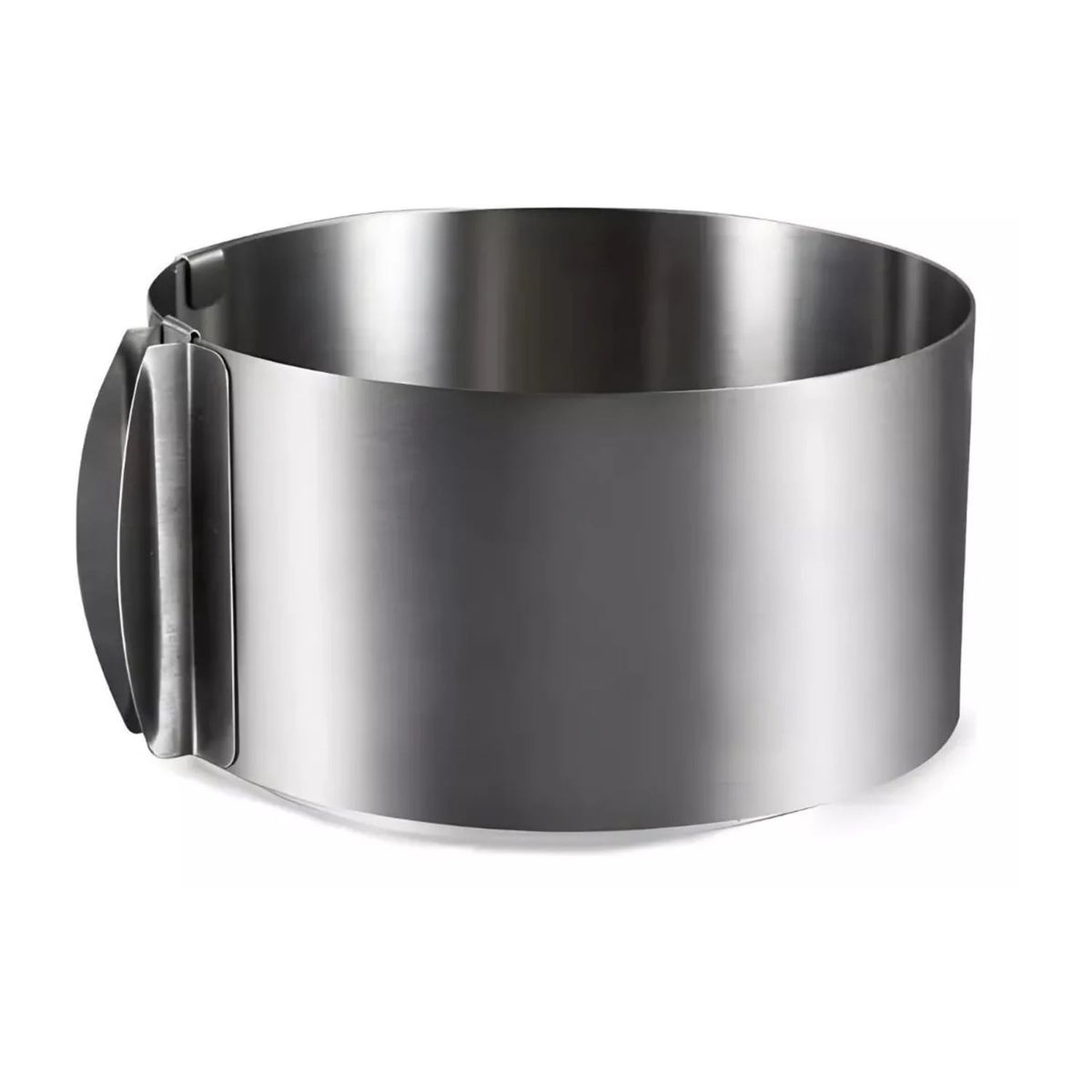 GENERICO - Molde Para Torta Redondo Anillo Ajustable Acero Reposteria