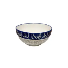 GENERICO - Pack 4 Plato Bowl Sopero Decorativo Diseño Asiatico Olas