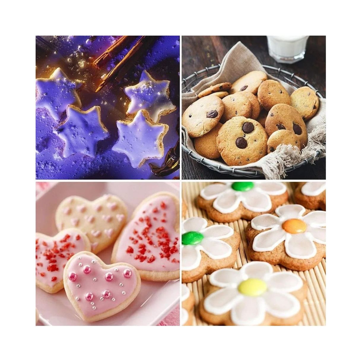 GENERICO - Set 12 Moldes Cortador Para Galletas Moldes Reposteria Cocina