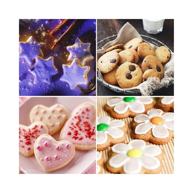 GENERICO - Set 12 Moldes Cortador Para Galletas Moldes Reposteria Cocina