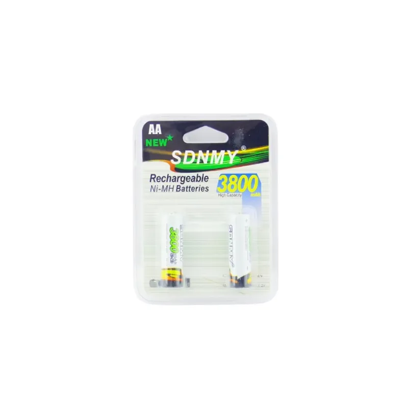 OEM - PILA SDNMY AA SET X 2 PCS 1.2V RECARGABLE 3800 MAH