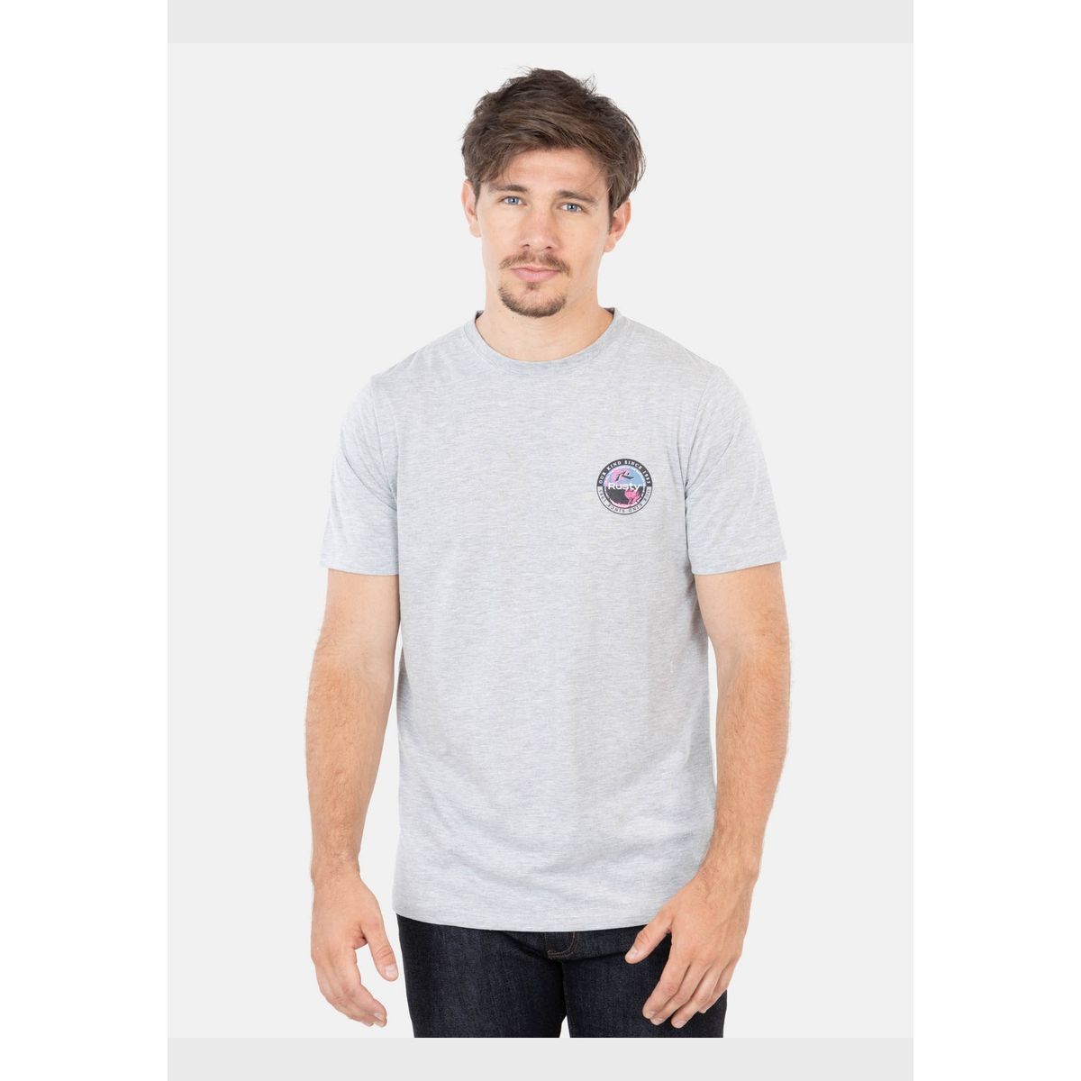 RUSTY - Polera Universal Control Gris Hombre Rusty
