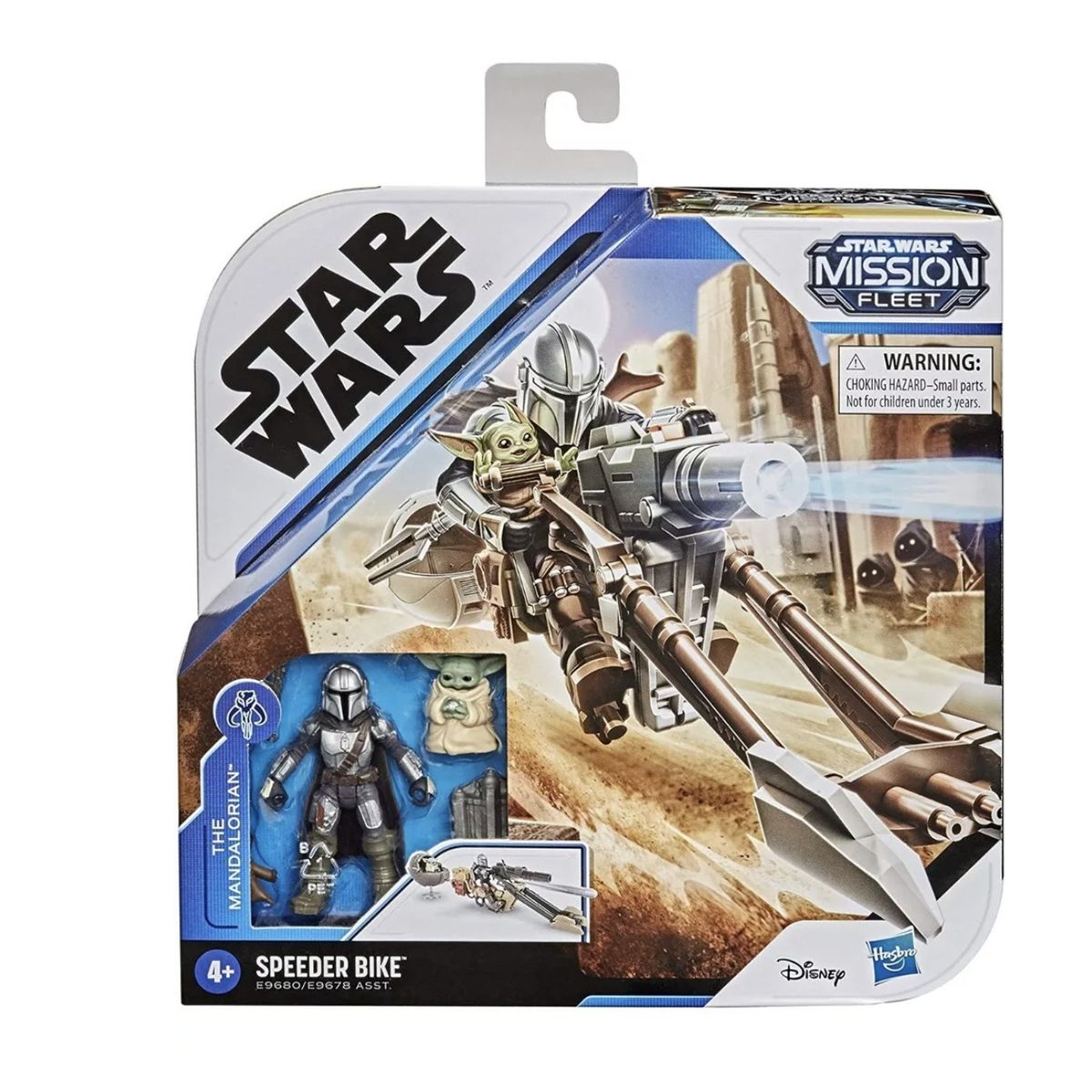 HASBRO - Figura Baby Yoda The Child The Mandalorian + Moto Speeder