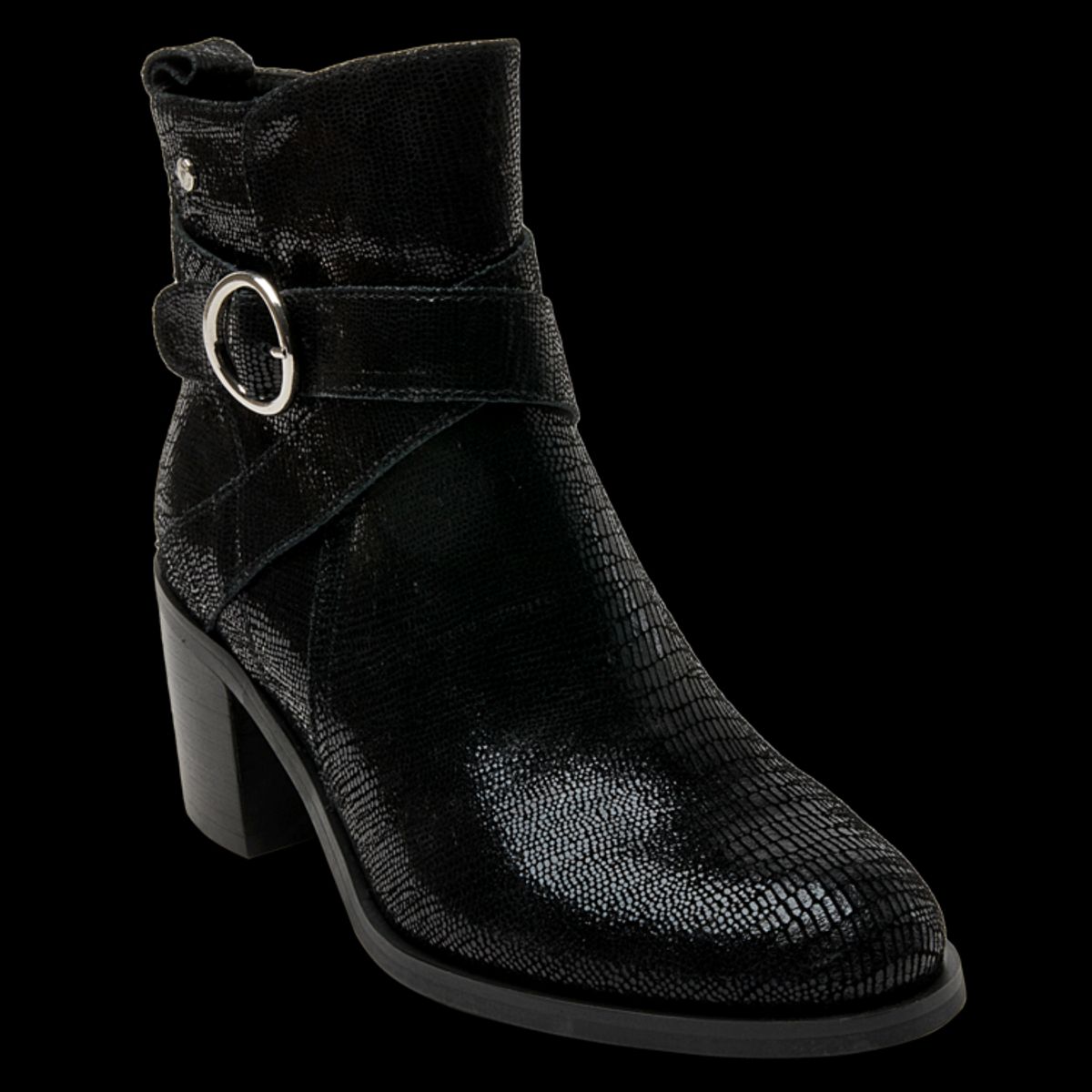 POLLINI - Botín Casual Mujer Negro Pollini