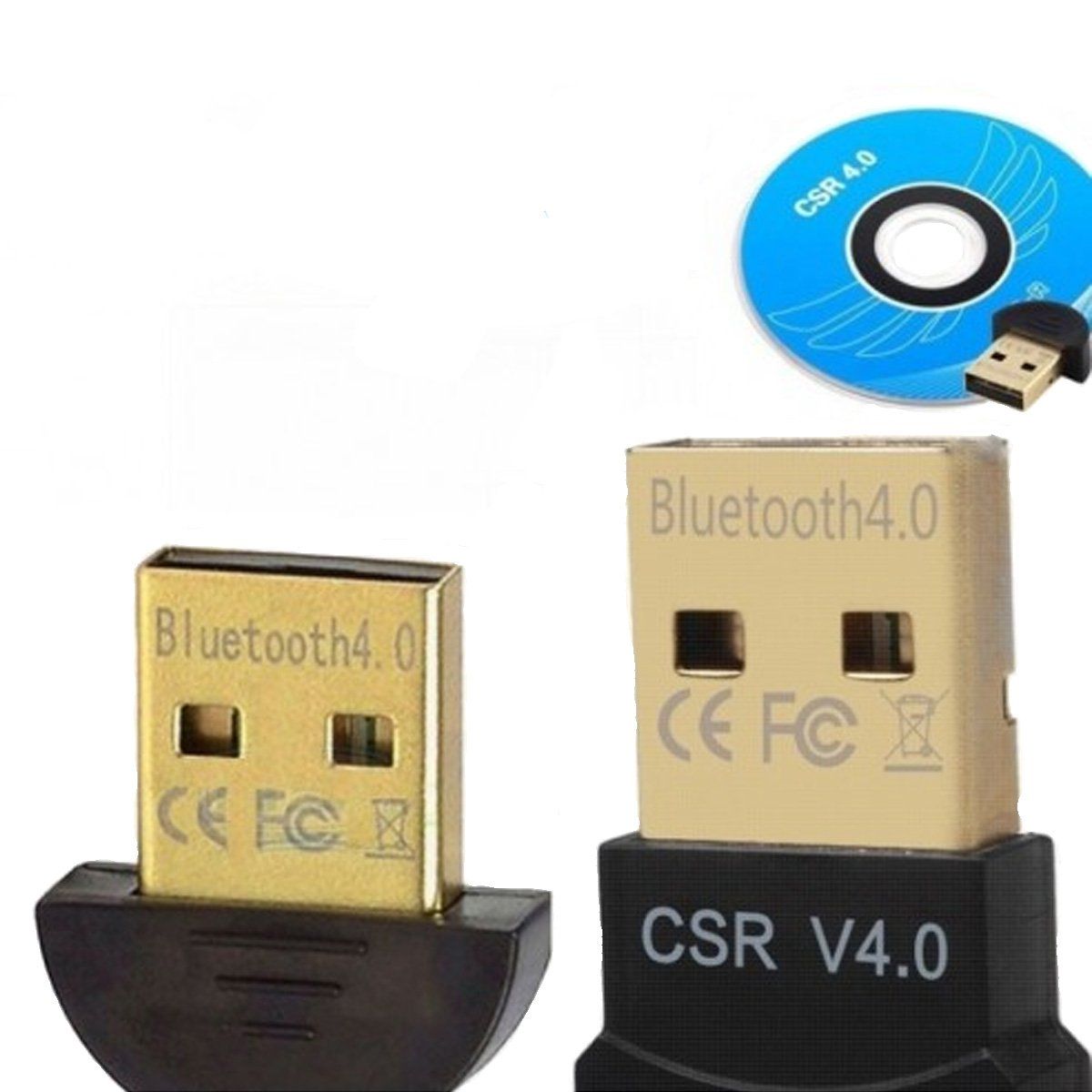 GENERICO - Top quality Mini USB Bluetooth Adapter V 4.0 Dual Mode Wireless Dongle Wholesale CSR 4.0 For Win8 /7 win10 XP
