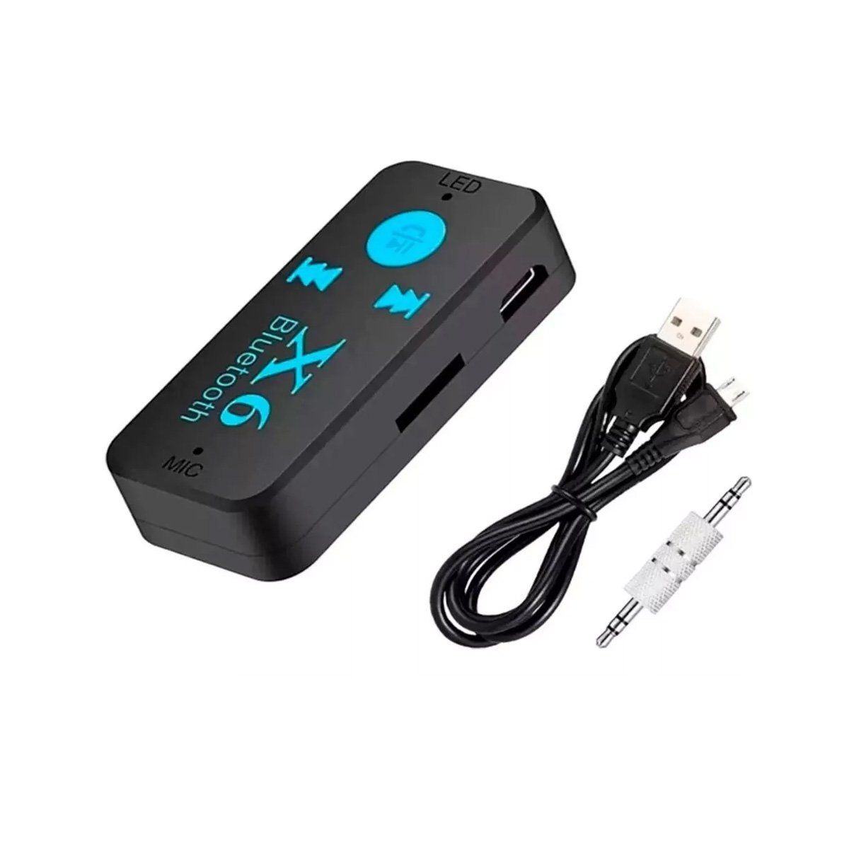GENERICO - Receptor de audio Bluetooth V41 plug 35mm MicroSD