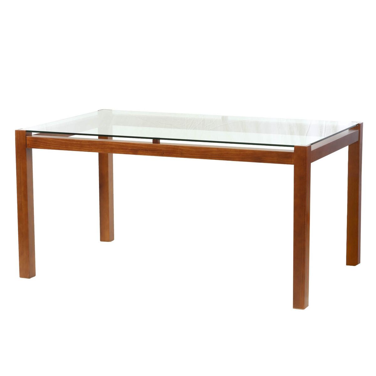 LATAM HOME - Juego De Comedor Barcelona 1600X1000 Silla Tenerife Tela Palo Rosa
