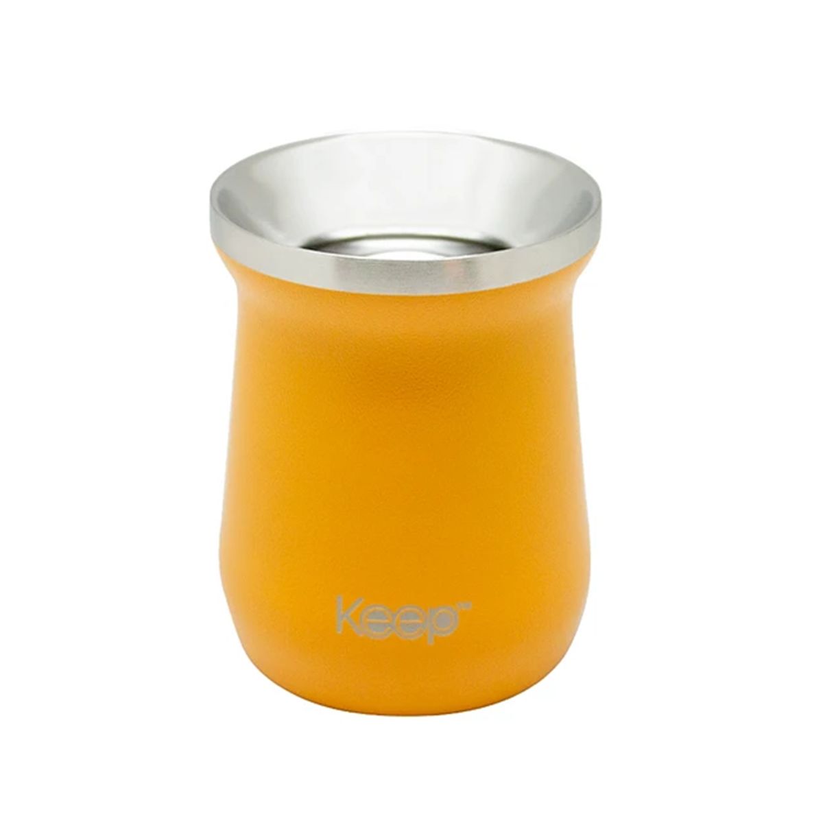 KEEP - Mate Insulado 300ml Hammered Amarillo