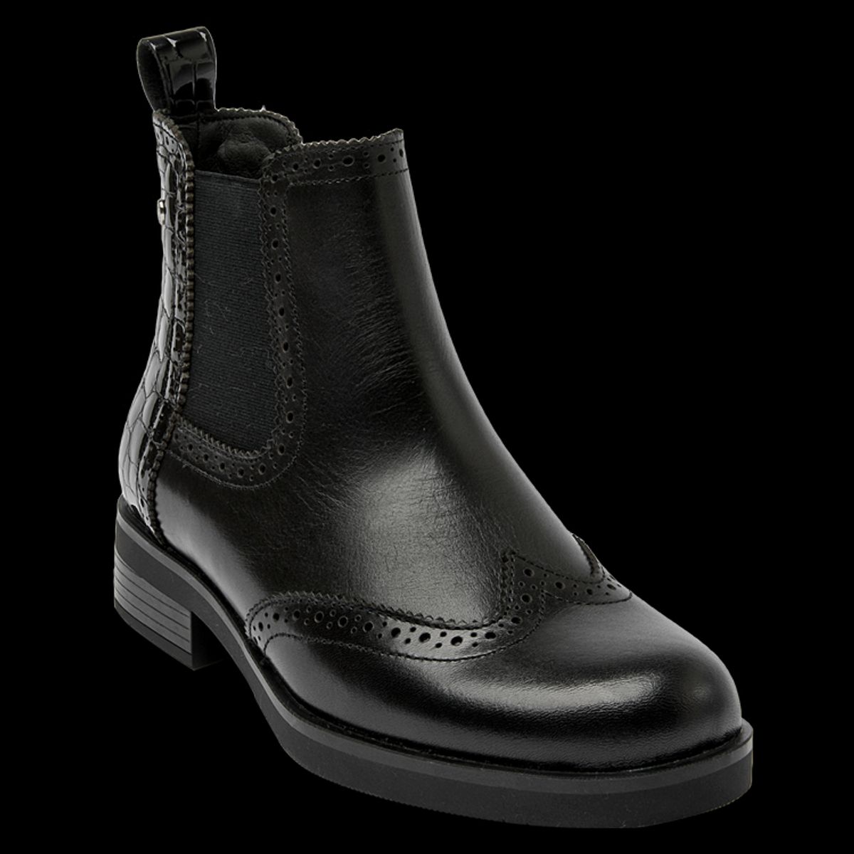 POLLINI - Botín Casual Mujer Negro Pollini