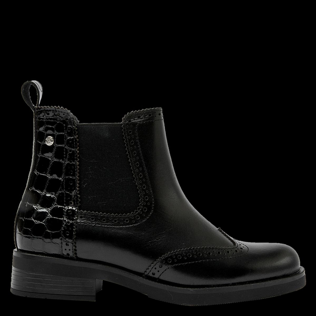 POLLINI - Botín Casual Mujer Negro Pollini