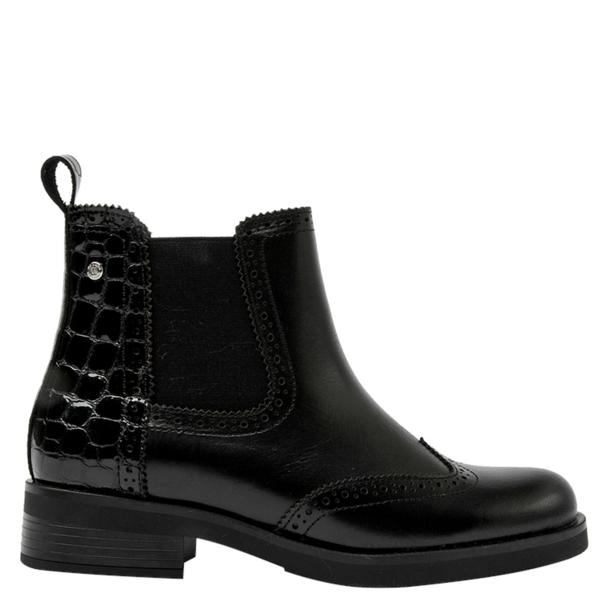 POLLINI - Botín Casual Mujer Negro Pollini