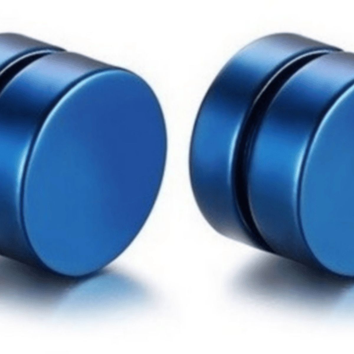 ELBAULDEJUMA - Aros sin perforacion hoyos iman magneto punk azul
