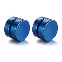 ELBAULDEJUMA - Aros sin perforacion hoyos iman magneto punk azul