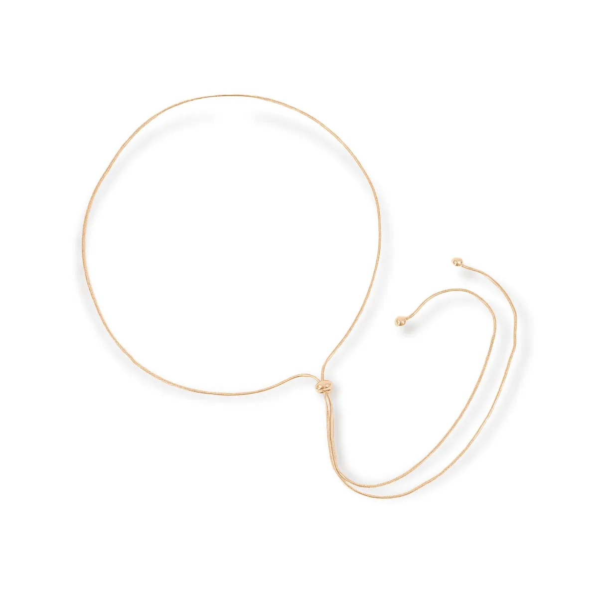 ELBAULDEJUMA - Colgante largo minimalista elegante ajustable minimalista dorado