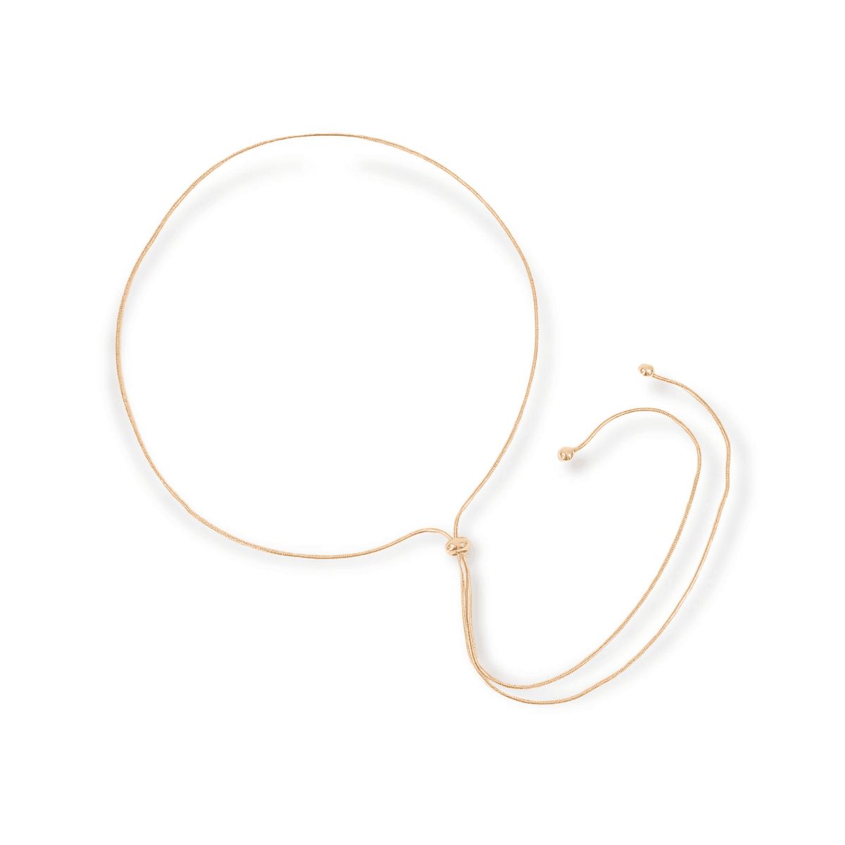 ELBAULDEJUMA - Colgante largo minimalista elegante ajustable minimalista dorado