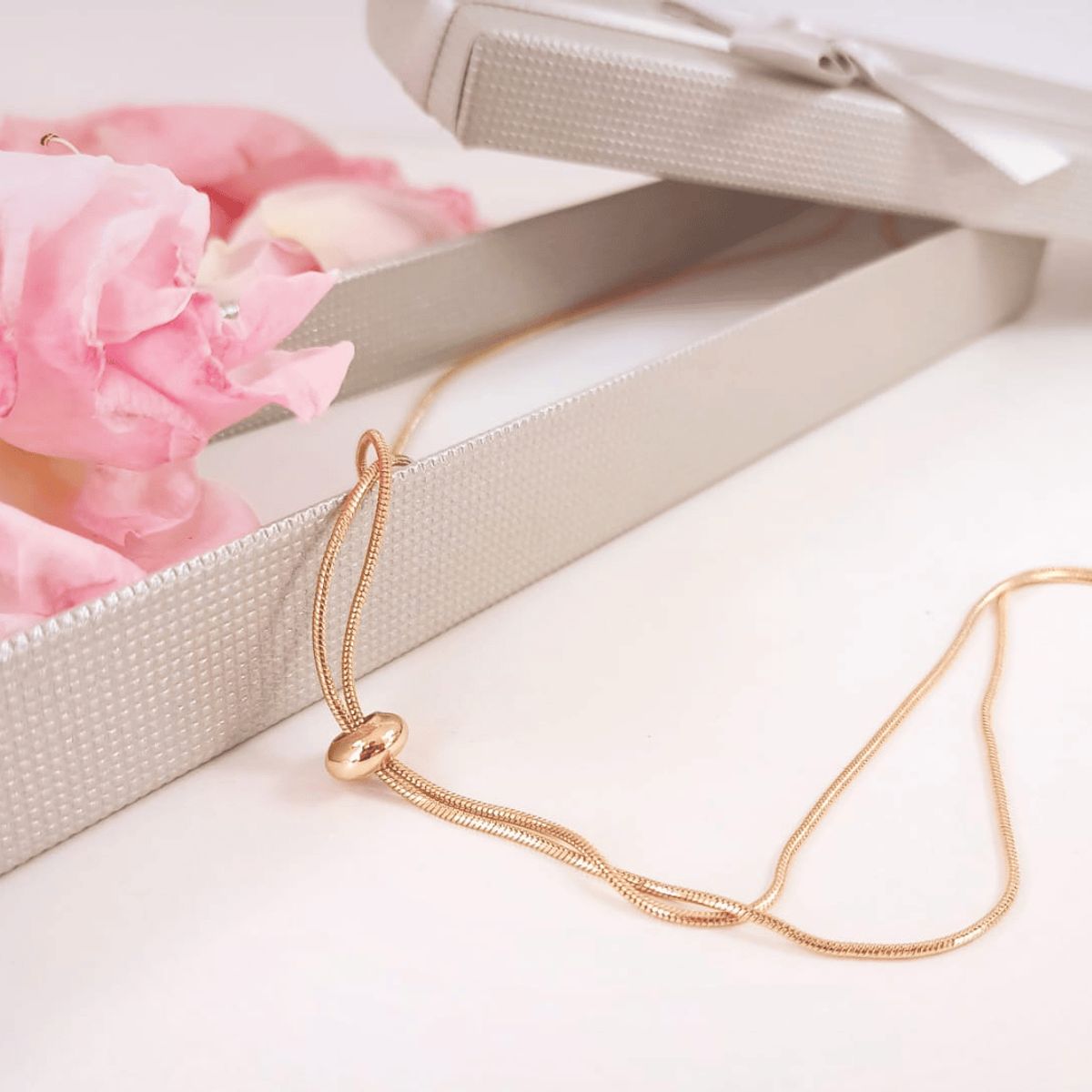 ELBAULDEJUMA - Colgante largo minimalista elegante ajustable minimalista dorado