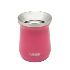 KEEP - Mate Insulado 300ml Hammered Rosa