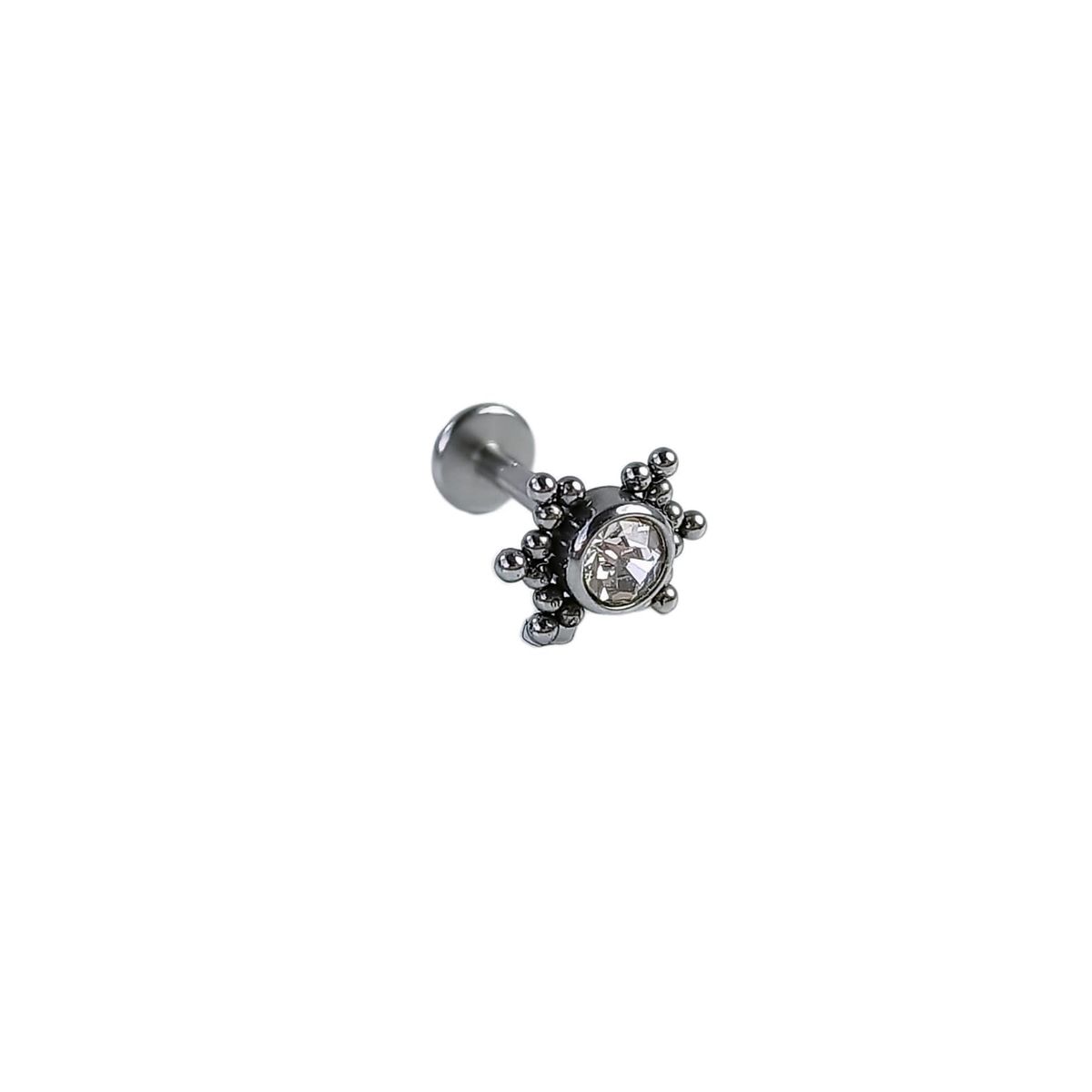 ELBAULDEJUMA - Piercing Tragus Conch Labret tuerca Spider Hipoalergenico Unidad