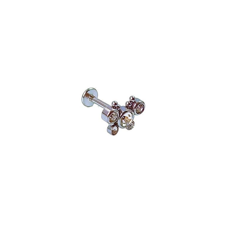 ELBAULDEJUMA - Piercing Tragus Conch Labret Modelo Mariposa Hipoalergenico
