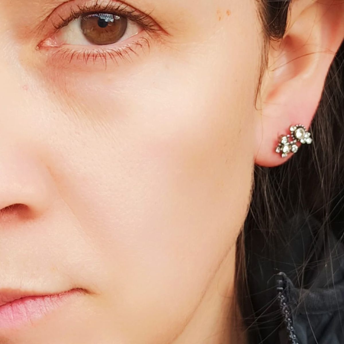 ELBAULDEJUMA - Piercing Tragus Conch Labret Modelo Mariposa Hipoalergenico